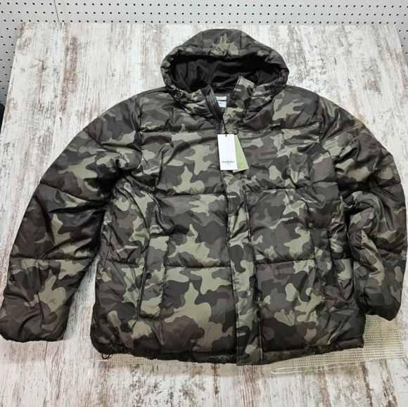 camo padded jacket
